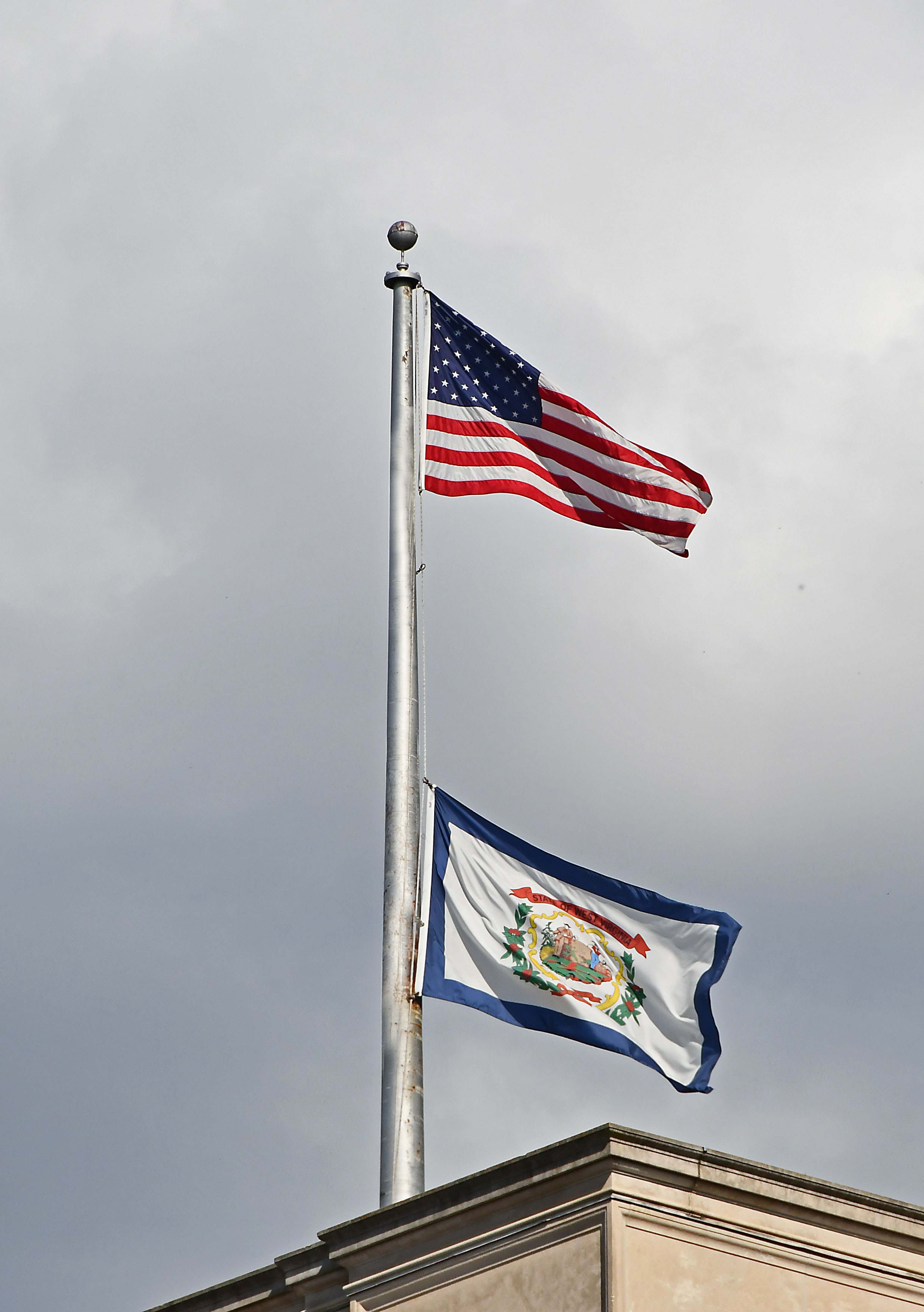 Gov. Justice orders flags flown at halfstaff on March 19, 2019 in